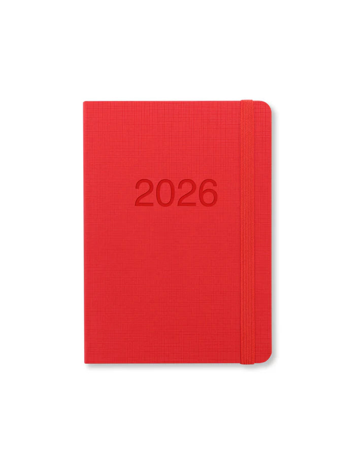 Letts - Memo A6 2026 Uge per Opslag Rød