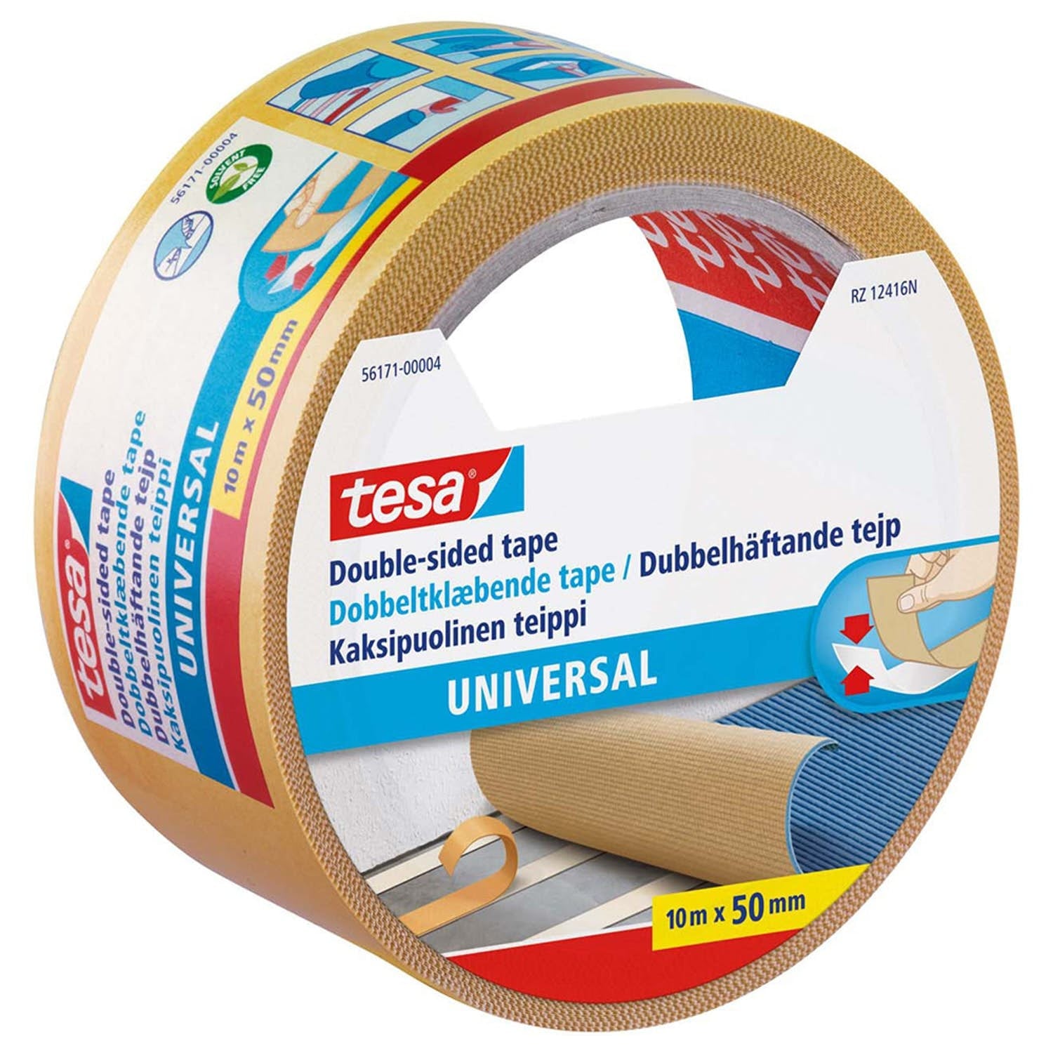 tesa - Dobbeltklæbende Matbånd 50mm x 10m