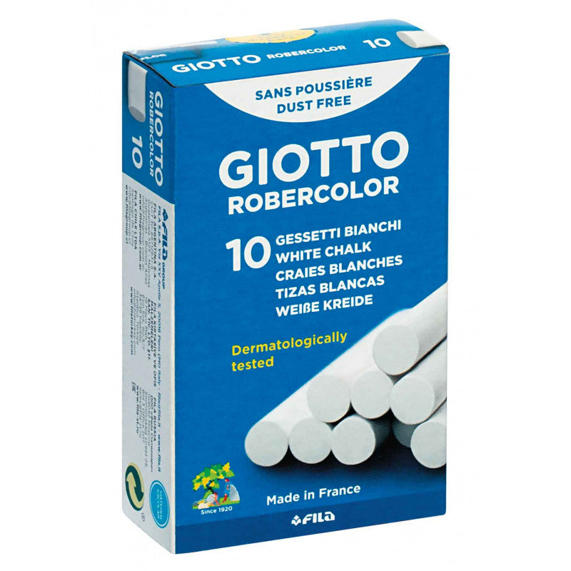Giotto - Kridt hvidt 10 stk