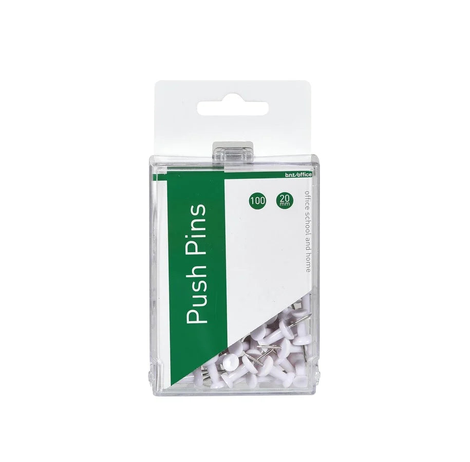Pushpins 100 styk Hvide