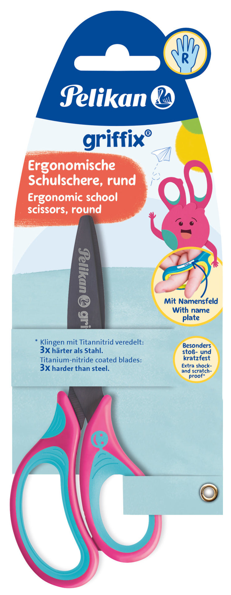 Pelikan - Griffix Højrehåndet saks 14cm