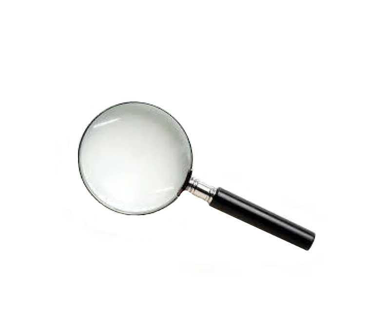 Danblok - lup læseglas ø 65 mm x4