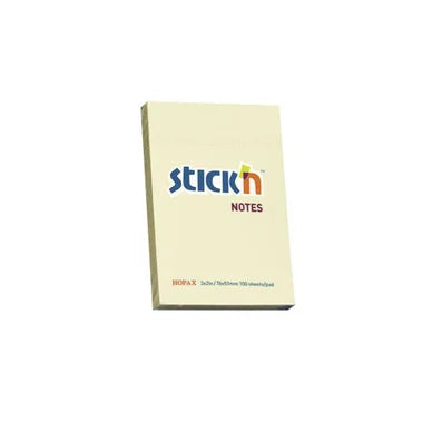 Stick'n Noteblock 76x51 100 Blad Gul