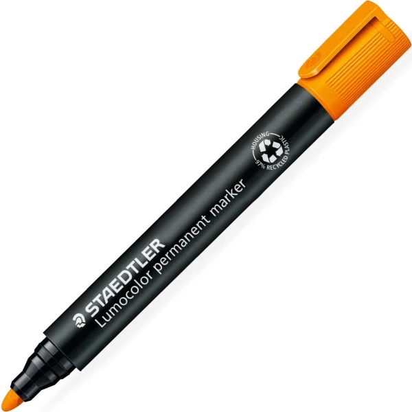 lumocolor marker perm 2mm orange