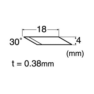 NT cutter - Titanium Replacement Blades BDC-200P 40 stk