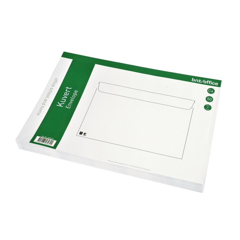 bnt - Konvolut C4 Peel & Seal Hvid - 50 stk