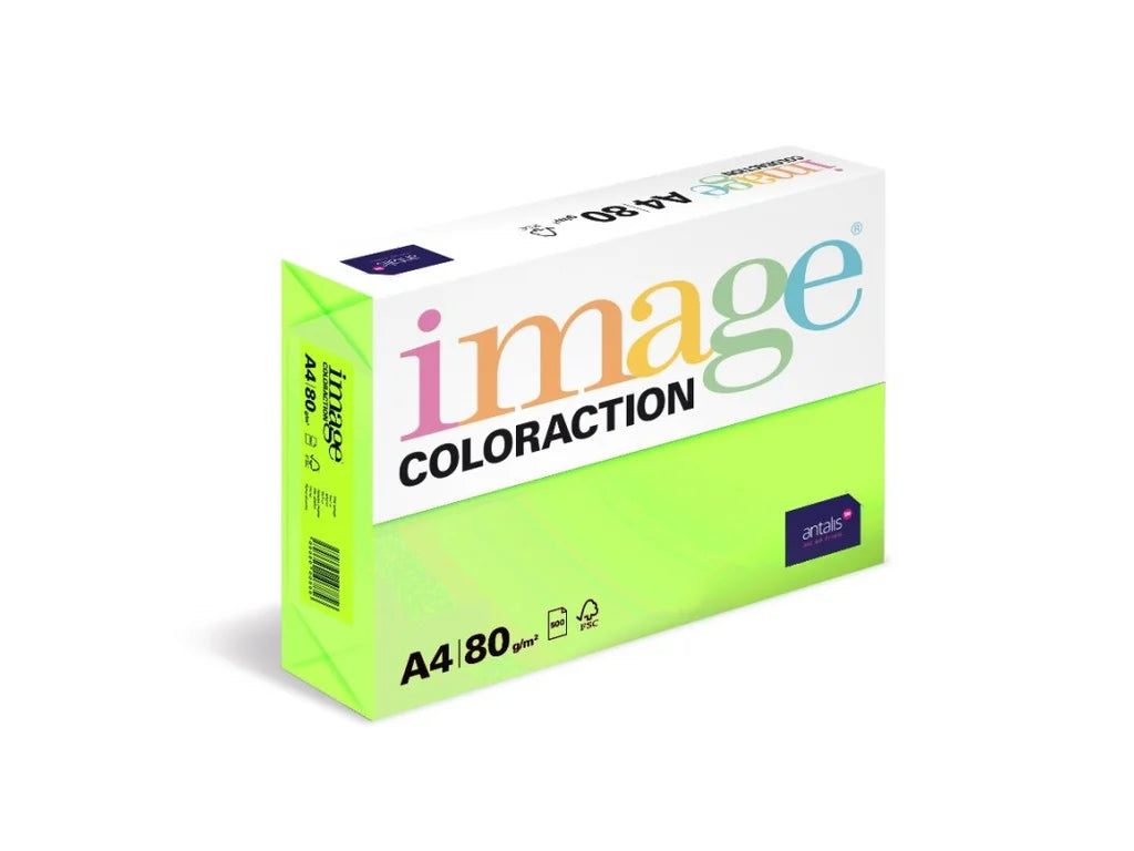 Image Coloraction - Kopierpapier 80g, Rio, A4, 500 Ark.