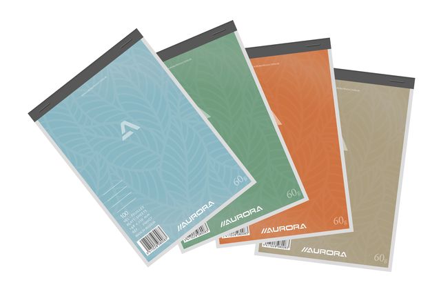 Aurora - Notesblok, A5, Linjeret