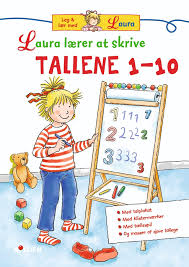 Laura lærer at skrive tallene 1 - 10