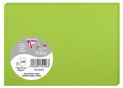 Pollen - kort 110x155mm 25 stk (flere farver)