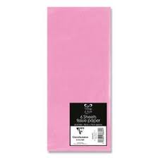 silkepapir Pink 6 ark 50x70cm 20g.