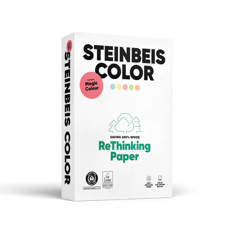 Steinbeis color - Kopierpapier 80g, Green, A4, 500 Ark.