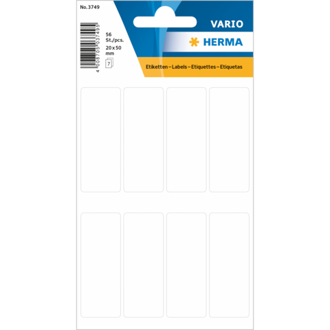 Herma label manual 19x50 white (56)