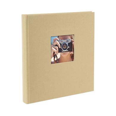 Goldbuch - Fotoalbum 200 fotos Med Vindu - Beige