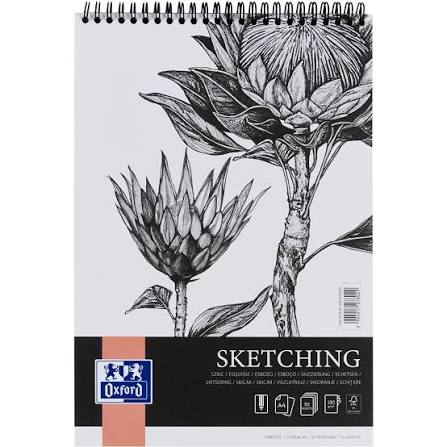 Oxford - Sketching Blok, A4, 50ark, 130g
