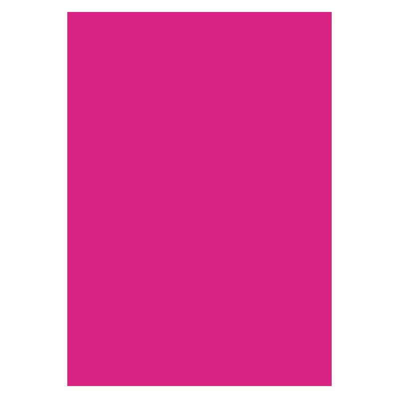 Karton A4 300g 10ark, Mørk pink