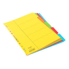 Fanekort Farvet A4 5 Faner